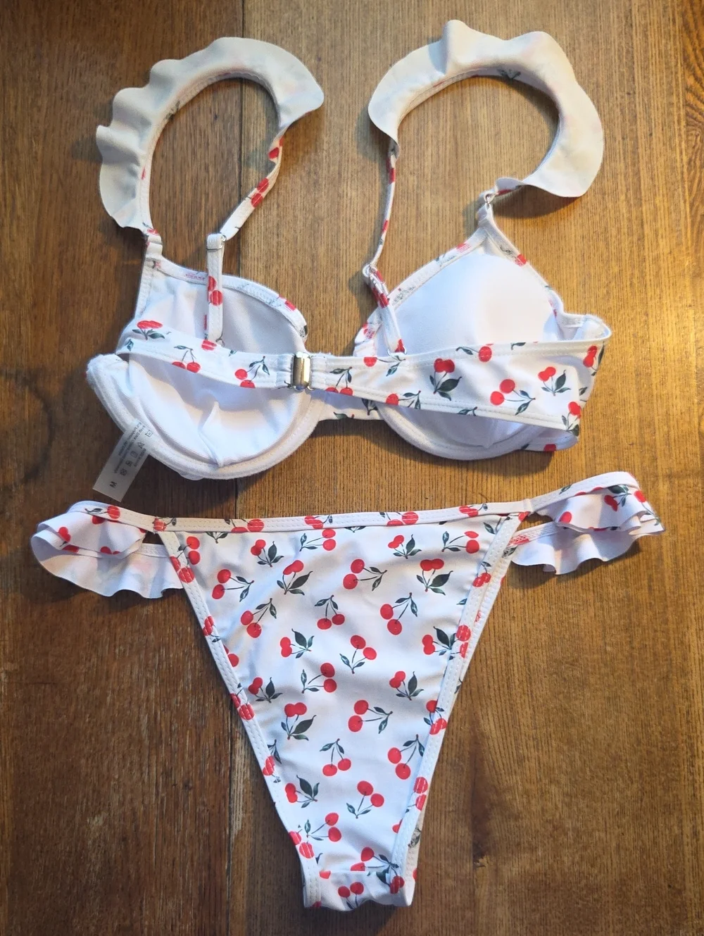 Cherry Print Two-Piece Bikini Set - Picture 2 of 2